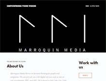 Tablet Screenshot of marroquinmedia.com